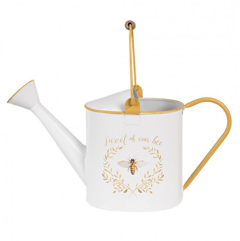 Annaffiatoio decorativo decorato con ape e fiori e scritta “As sweet as can bee”